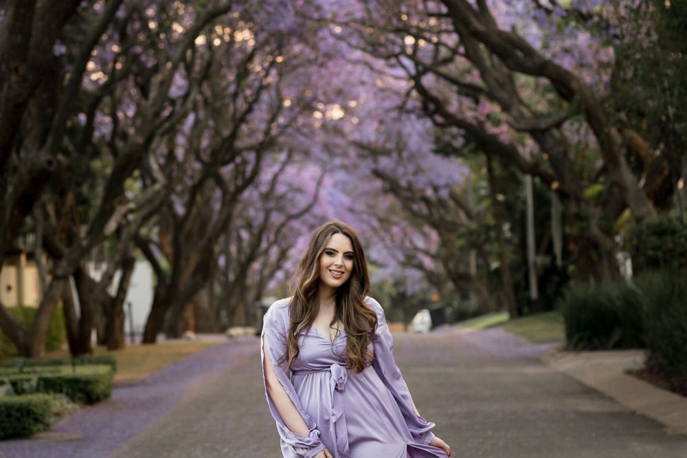 Jacaranda Photo Shoot Pretoria – Cecile Portraits